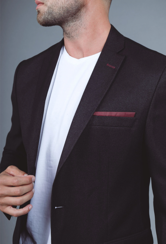 Nero Borgogna Blazer