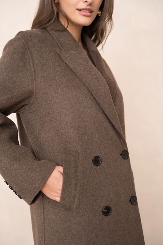 Lana Eleganza — Double-Breasted Mantel (Wol)