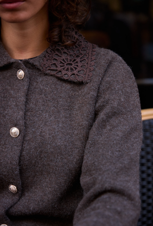 Merletto Sottile Cardigan