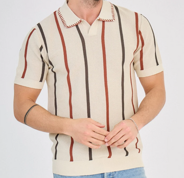 Righe Raffinate Polo
